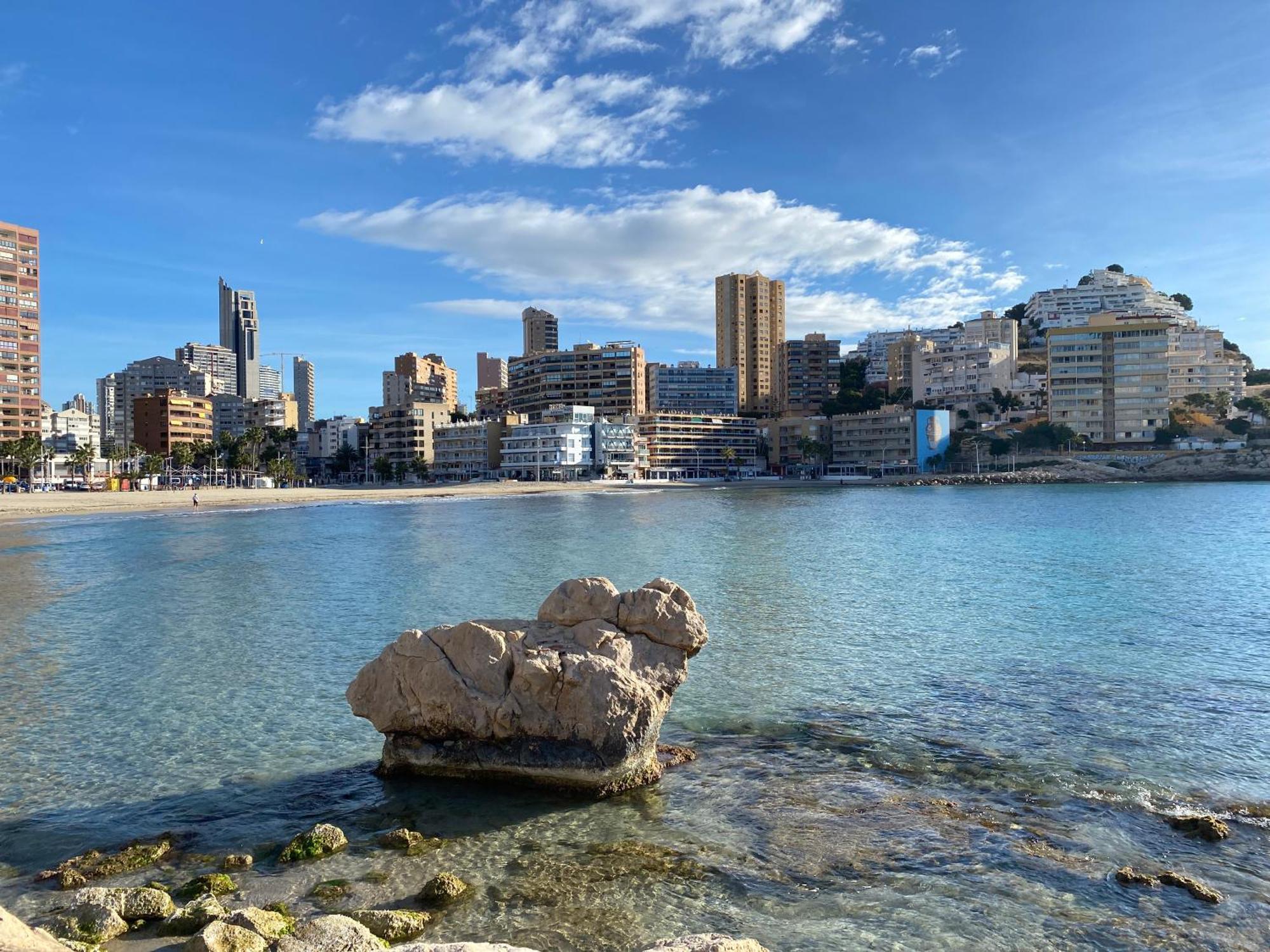 Gemelos 24 Cala De Finestrat. Vistas Al Mar. 貝尼多姆 外观 照片
